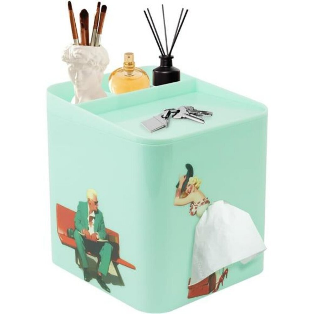 Funny skirt tissue box cover cube square tissue holder decorative bathroom bedro